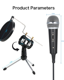 Condenser Microphone with Stand - yourpcpartsstore