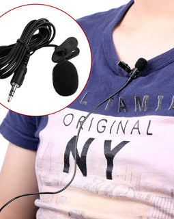 3.5mm Clip-on Lapel Lavalier Microphone - yourpcpartsstore