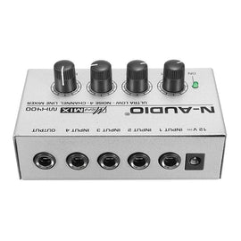 LEORY 12V 4 Channel Sound Mixer - yourpcpartsstore