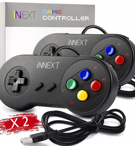 Wired USB Gamepad 2pcs SNES - yourpcpartsstore