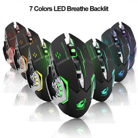 Rechargeable Wireless LED Mouse - yourpcpartsstore