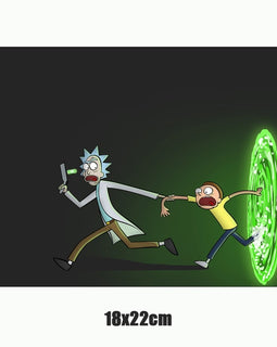 Custom Rick And Morty Mouse Pad - yourpcpartsstore