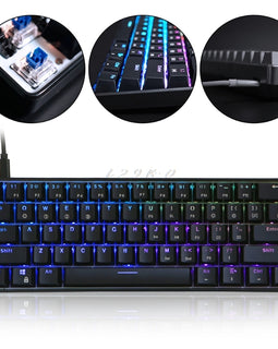 GK61 61 Key Mechanical Keyboard - yourpcpartsstore