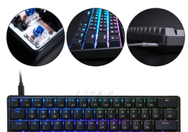 GK61 61 Key Mechanical Keyboard - yourpcpartsstore