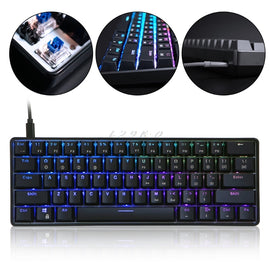 GK61 61 Key Mechanical Keyboard - yourpcpartsstore