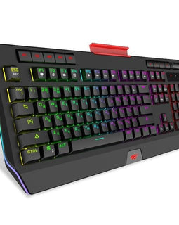 HAVIT Mechanical 104 Keys Blue Switch RGB /LED Keyboard - yourpcpartsstore