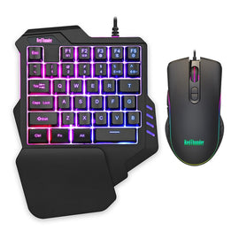 RedThunder One-Handed Mechanical Gaming Keyboard RGB Backlit - yourpcpartsstore